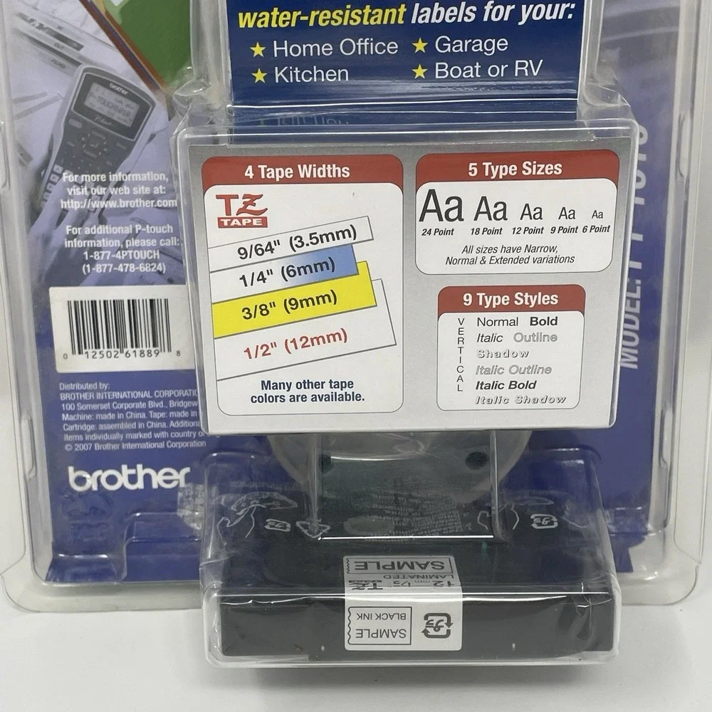 Brother P-Touch PT-1010 Portable Label Maker Handheld Printer TZ Tape New Sealed